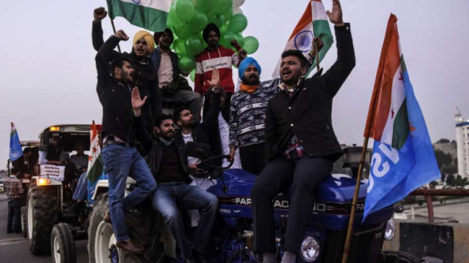 12.000 Landwirte wollen am Dienstag mit ihren Traktoren durch Neu Delhi rollen