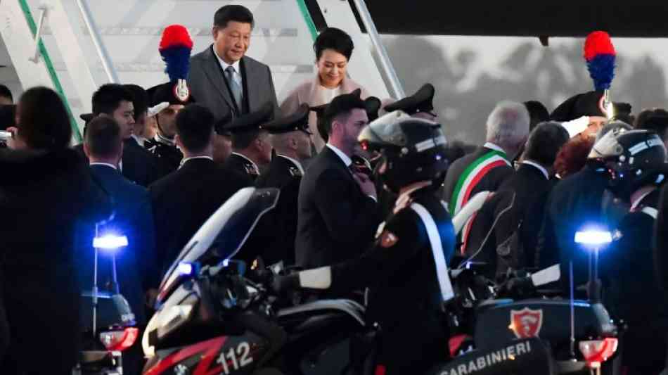 Chinas Staatschef beginnt Europareise mit Besuch in Italien