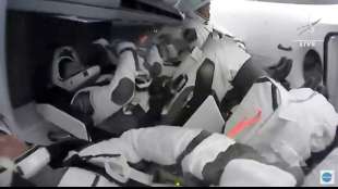 SpaceX-Astronauten an der Raumstation ISS angekommen