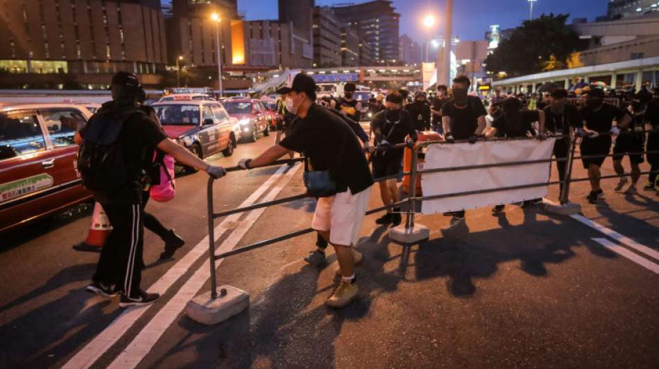 Demonstranten in Hongkong erproben neue Protestformen