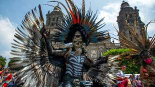 Mexikaner gedenken der Zerst&ouml;rung des Azteken-Reichs vor 500 Jahren