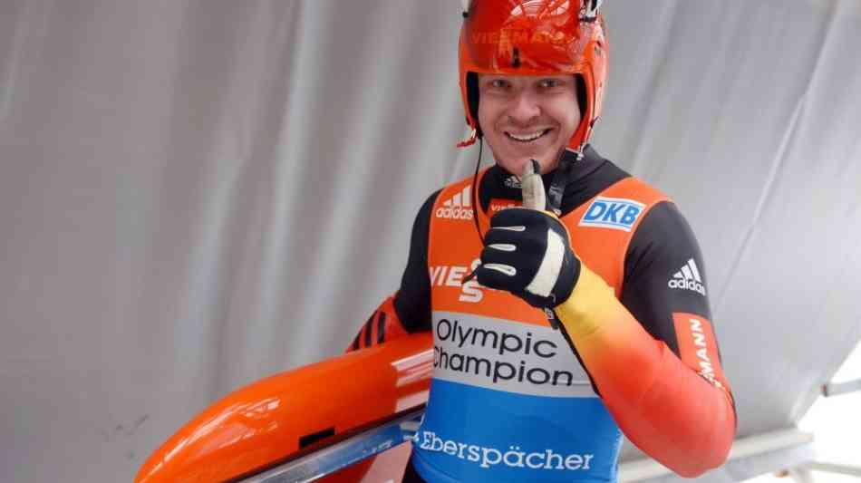 Rodeln: Rodel-Olympiasieger Felix Loch in Igls auf Rang drei