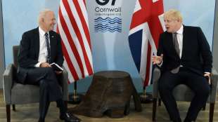 Johnson und Biden zeigen sich bei Treffen in Carbis Bay bei bester Laune