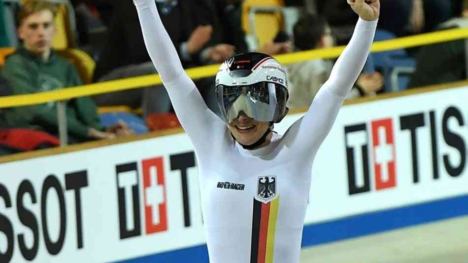 Bahnrad-WM: Miriam Welte holt Zeitfahr-Gold