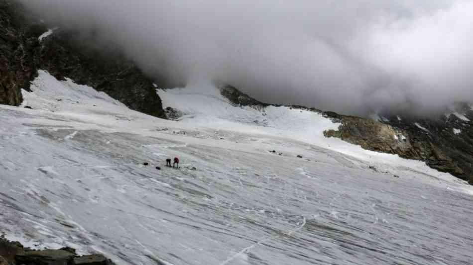 Gletscherabbruch in der Schweiz bef