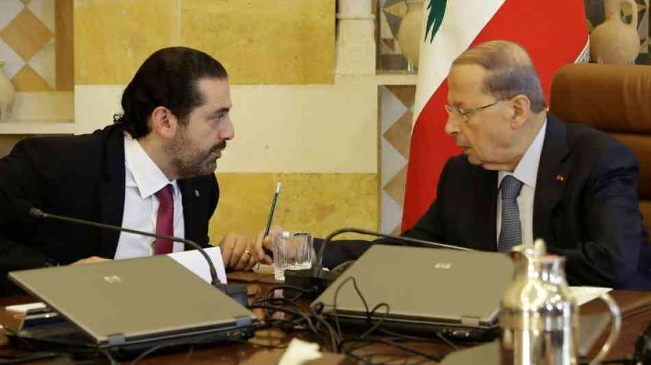 Libanon: Regierungschef Saad Hariri widerruft seinen R