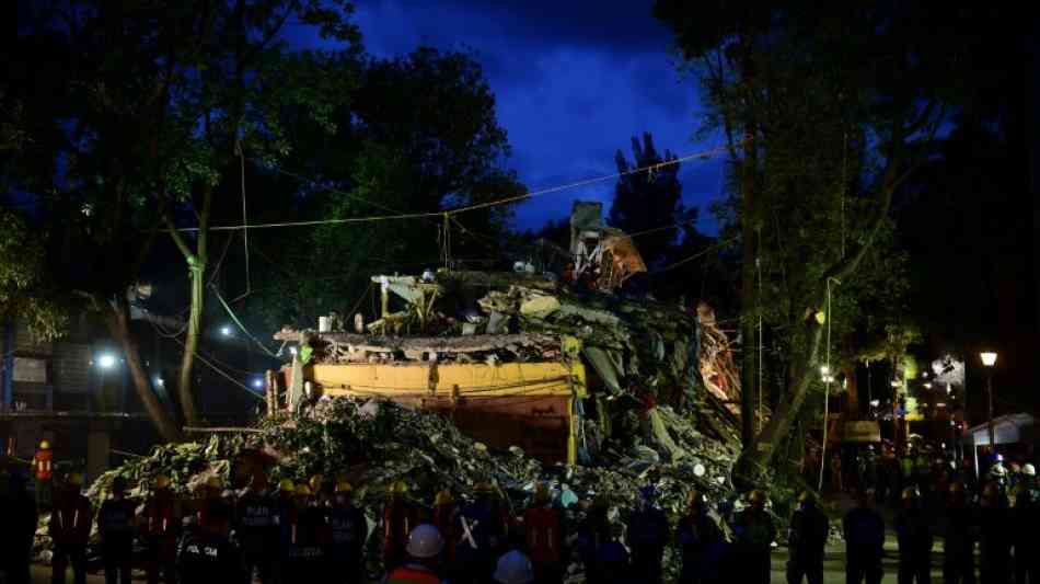 Geringe Hoffnung auf Überlebende nach Erdbeben in Mexiko