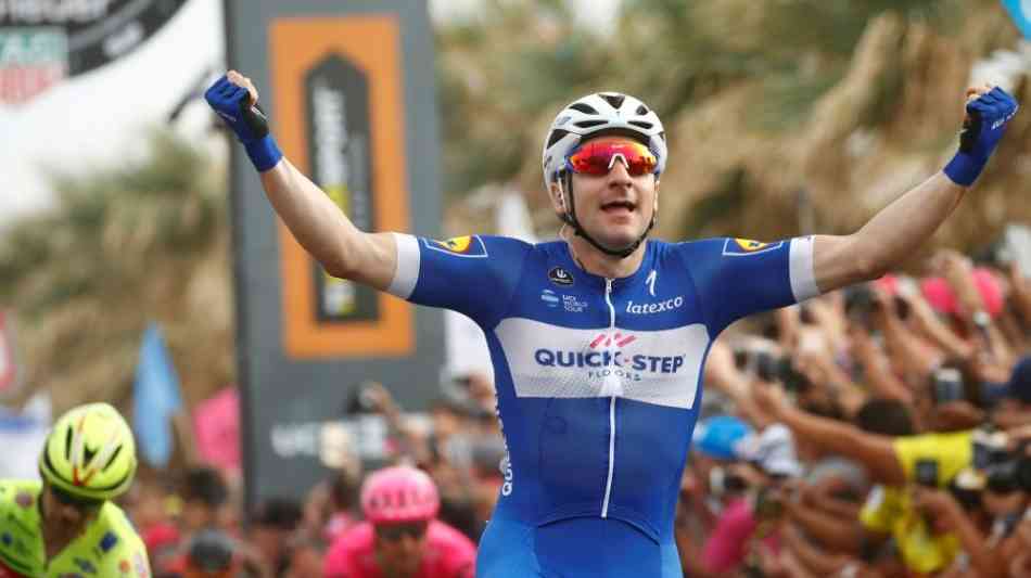 Radsport: Italiener Viviani gewinnt Giro-Etappe nach Tel Aviv (Israel)