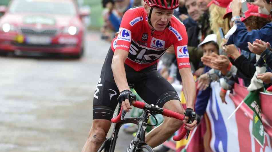 Radsport - Vuelta: Christopher Froome macht Zeit auf Nibali gut