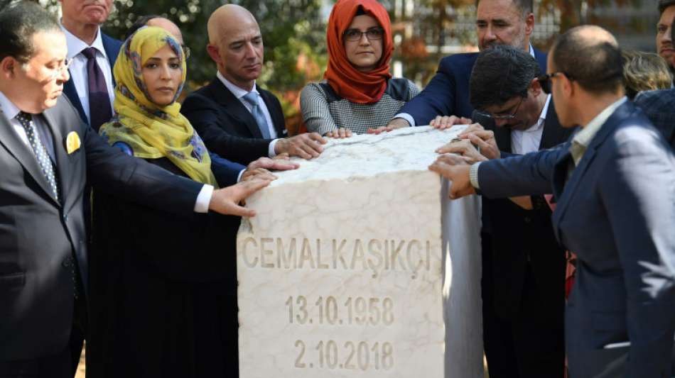 Gedenkfeier für ermordeten Journalisten Khashoggi in Istanbul