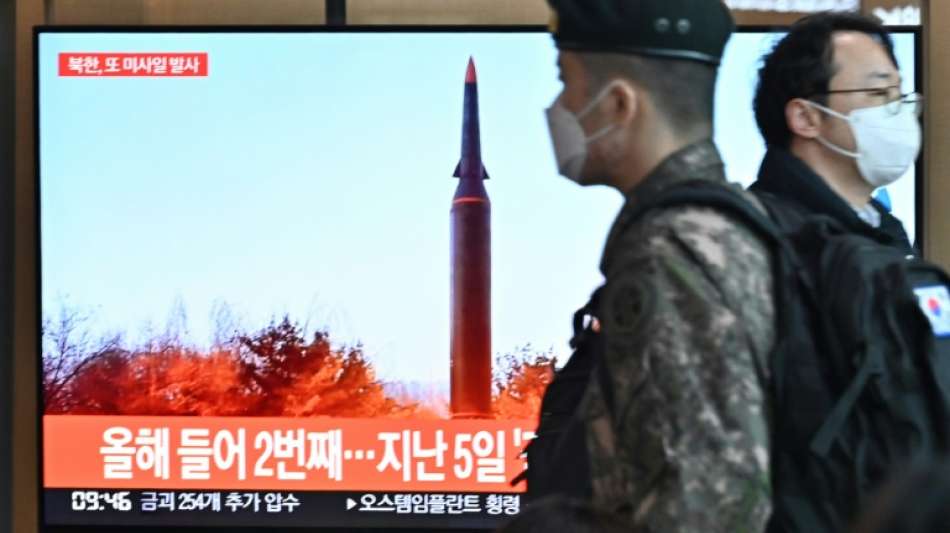 Nordkorea feuert erneut mutma&szlig;liche Rakete Richtung Ostchinesisches Meer