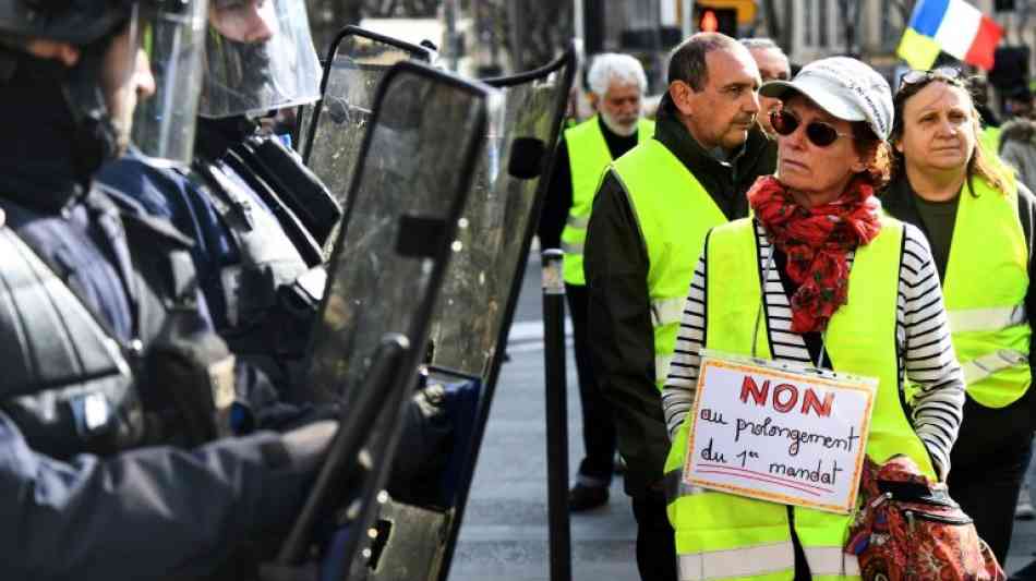 Geringe Beteiligung bei "Gelbwesten"-Protesten in Frankreich