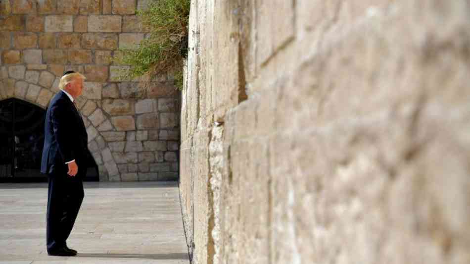 Haltestelle nahe Klagemauer in Jerusalem wird nach Trump benannt