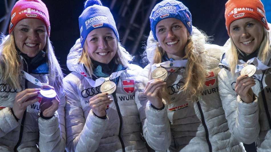 Biathlon: Silberstaffel in Nove Mesto auf Platz drei