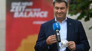 Laschet erstmals seit K&uuml;r zum Kanzlerkandidaten bei CSU in Bayern