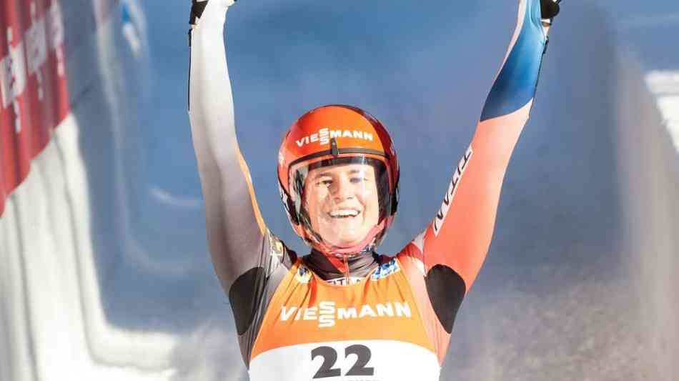 Rodeln: Olympiasiegerin Natalie Geisenberger feiert 40. Weltcupsieg