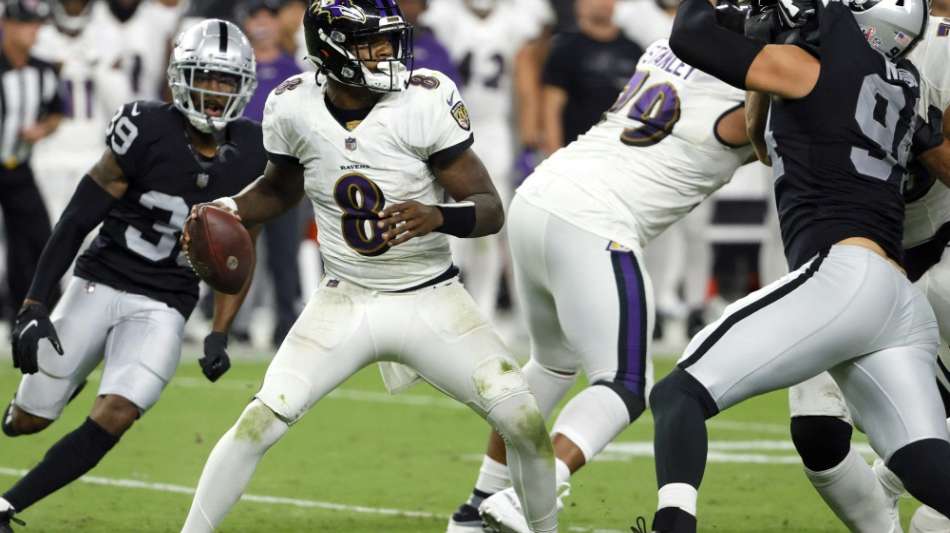 NFL: Ravens verlieren Thriller bei Raiders