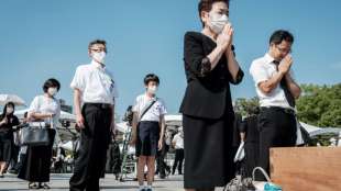 Hiroshima erinnert mit kleiner Zeremonie an Atombombenabwurf vor 76 Jahren