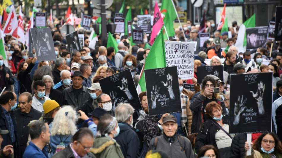 Hunderte Demonstranten in Paris fordern Anerkennung von Massaker an Algeriern 1961