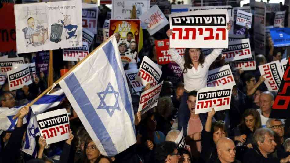 Erneute Demonstration gegen Netanjahu in Tel Aviv