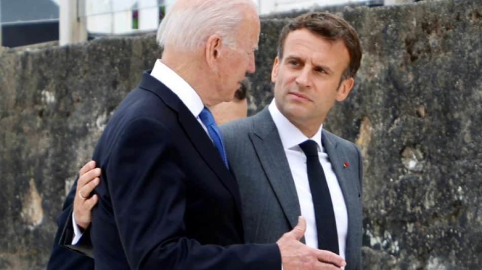 Biden und Macron treffen sich in Rom zu Gespr&auml;ch &uuml;ber U-Boot-Streit