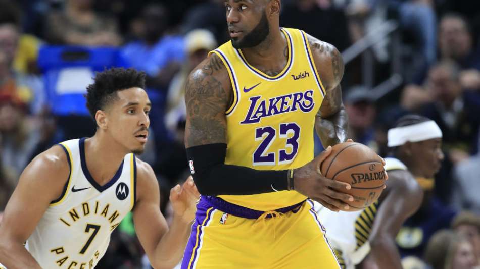 NBA: James und Lakers verlieren in Indiana