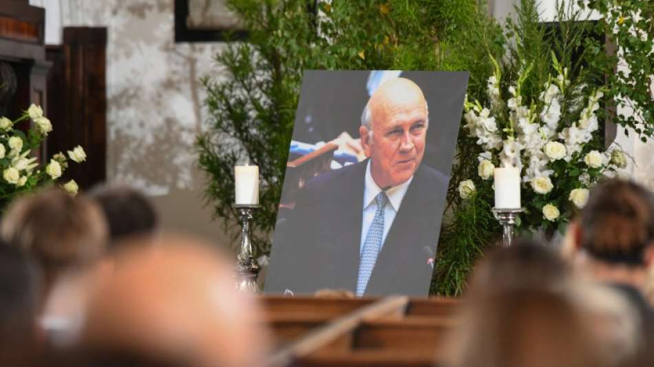 S&uuml;dafrika nimmt offiziell Abschied von Ex-Pr&auml;sident de Klerk