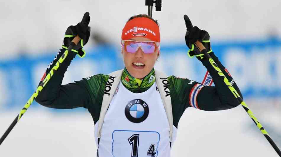 Biathlon: Dahlmeier Zweite im Sprint von Annecy