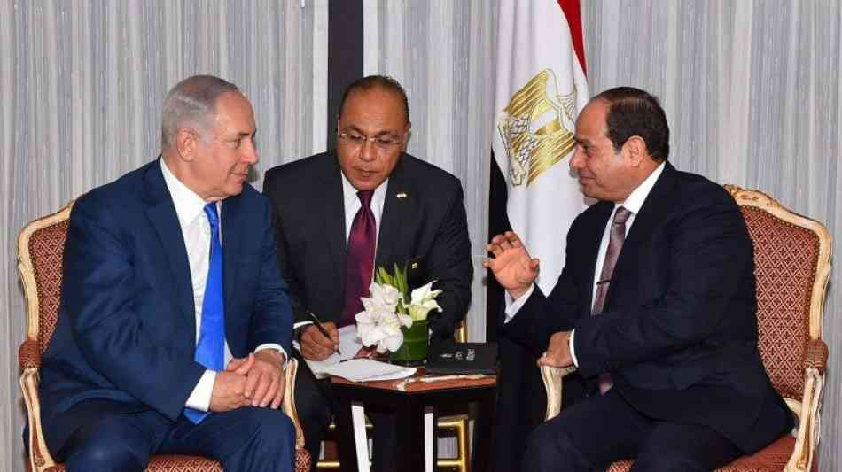 Sisi und Netanjahu erstmals öffentlich zu Nahost-Gesprächen zusammengekommen