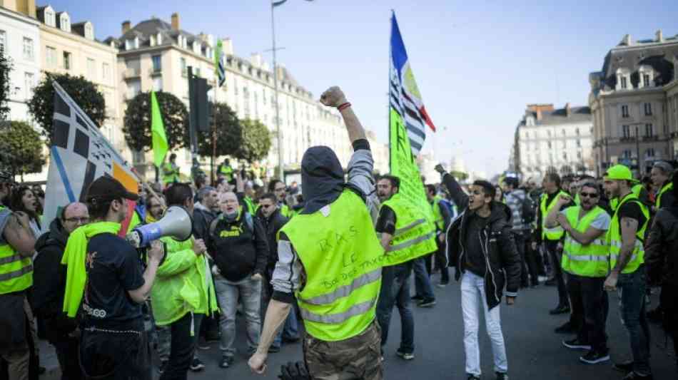 16. Protesttag der "Gelbwesten" in Frankreich