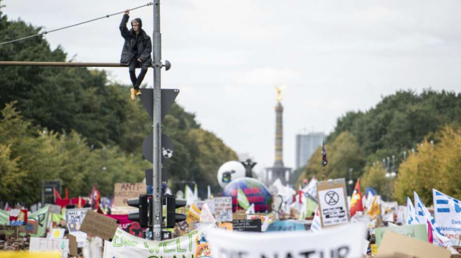 Veranstalter: 270.000 Teilnehmer bei Klimademo in Berlin und 100.000 in Hamburg
