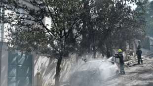 Waldbrand breitet sich nördlich von Athen aus