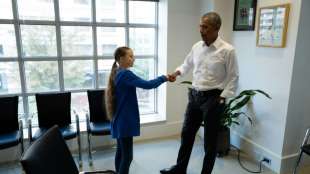 Klima-Aktivistin Thunberg trifft auf Barack Obama