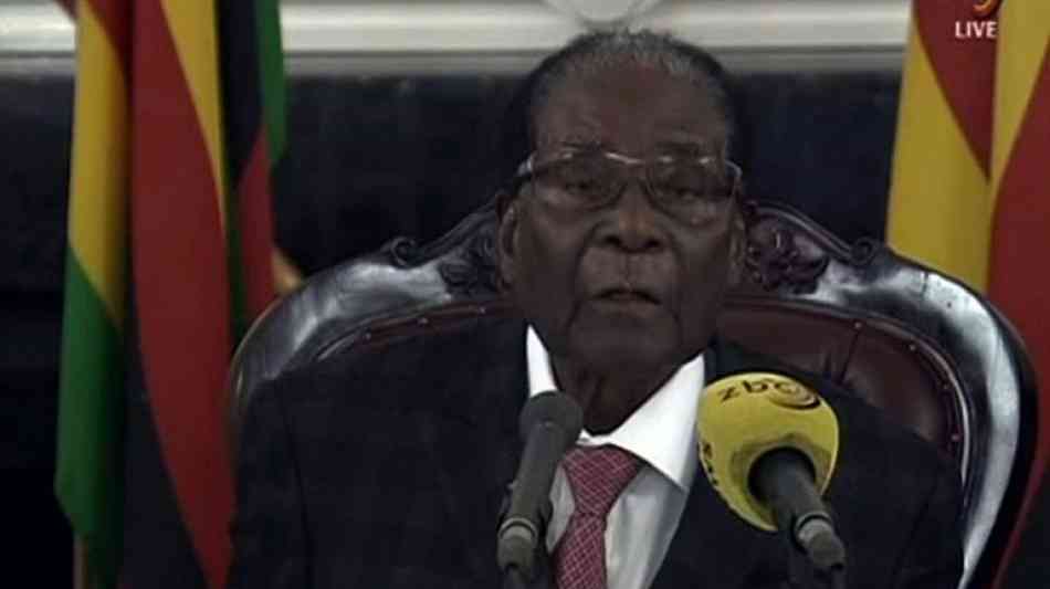 Simbabwes Regierungspartei will Amtsenthebungsverfahren gegen Mugabe einleiten