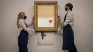 Halb geschreddertes Banksy-Werk f&uuml;r Rekordsumme versteigert