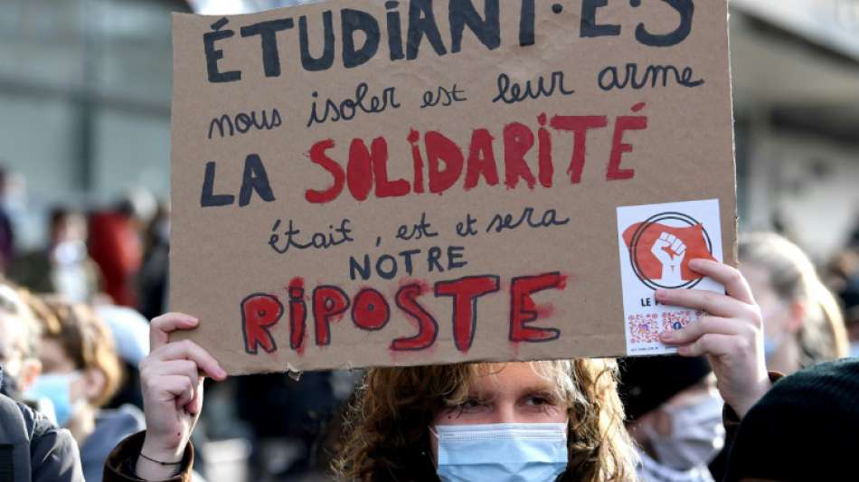 Studenten in Frankreich protestieren gegen Corona-Maßnahmen