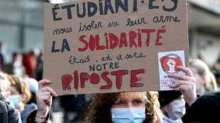 Studenten in Frankreich protestieren gegen Corona-Maßnahmen