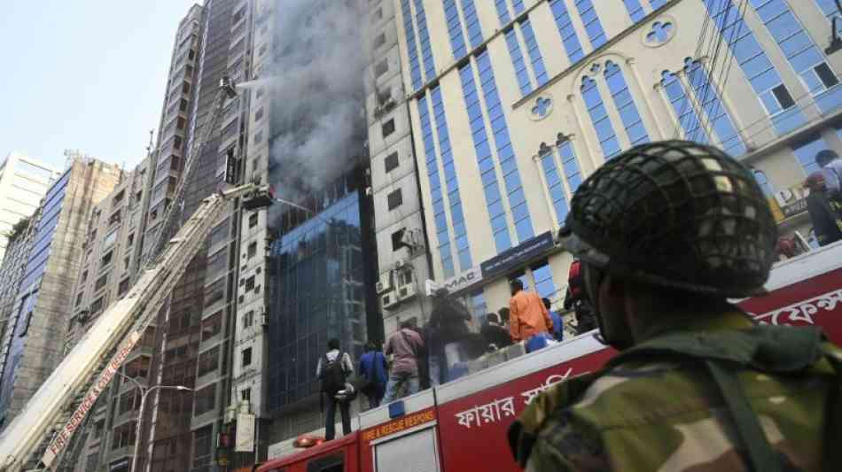 Mindestens 19 Tote bei Brand in Hochhaus in Bangladeschs Hauptstadt Dhaka
