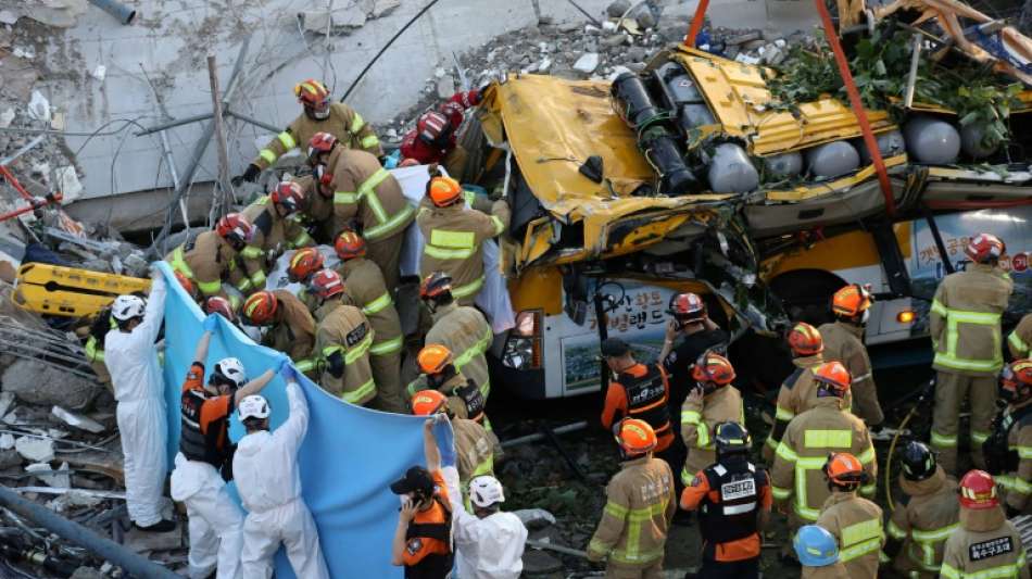Mindestens neun Menschen bei Einsturz von Gebäude in Südkorea gestorben
