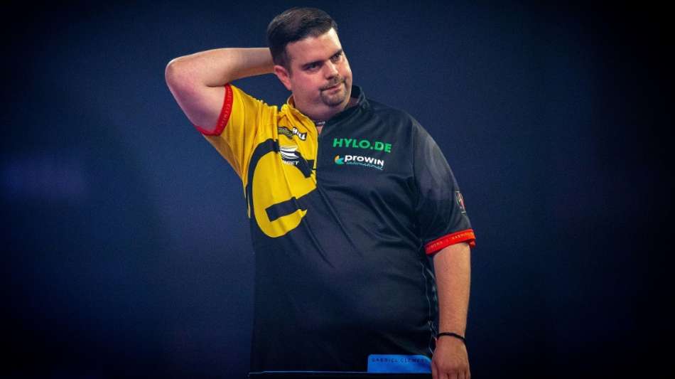 Erstrunden-Aus f&uuml;r Clemens bei Darts-EM