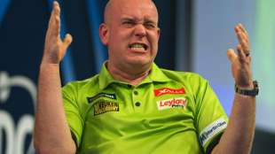 Darts-WM: Weltranglistenerster van Gerwen geht unter