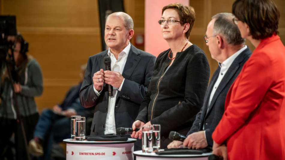 SPD-Vorsitzkandidaten streiten über Bewertung der Grundrenten-Einigung