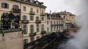 Königliche Reitschule in Turin durch Brand schwer beschädigt