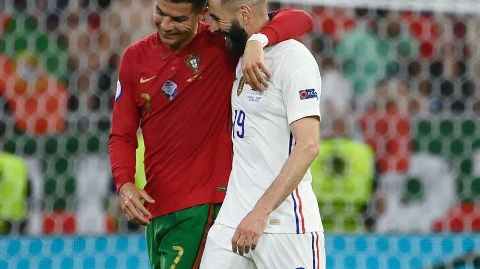 Benzema und Ronaldo gratulieren sich zu EM-Doppelpacks
