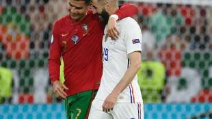 Benzema und Ronaldo gratulieren sich zu EM-Doppelpacks