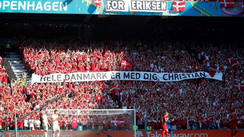 Standing Ovations für Eriksen beim Spiel Dänemark gegen Belgien