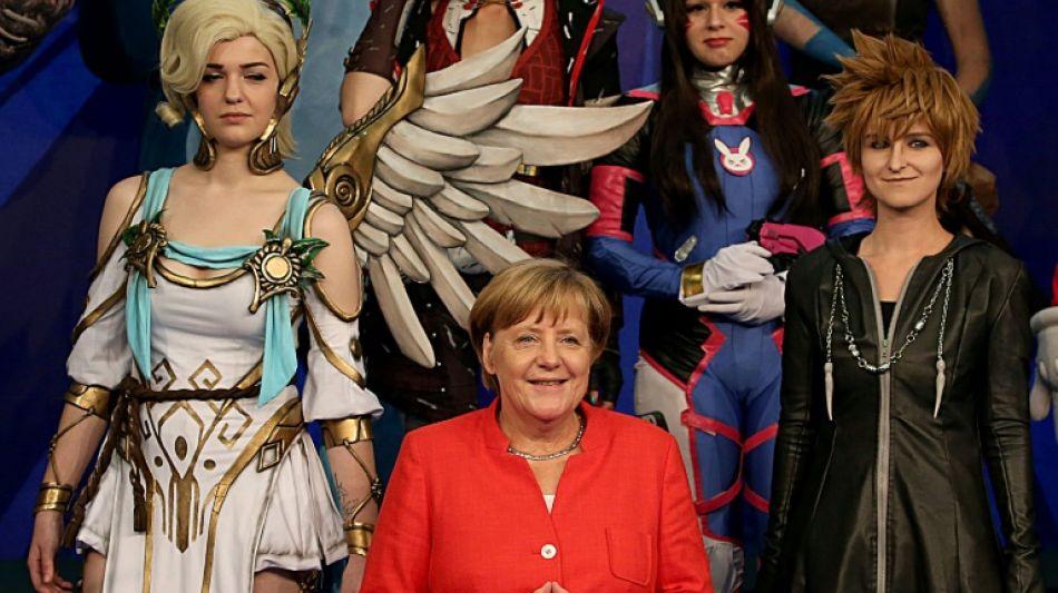 Merkel stellt Computerspielebranche mehr staatliche F