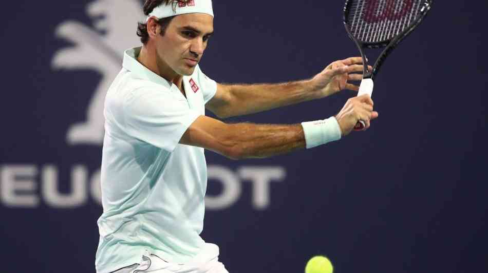 Miami: Federer mühelos ins Halbfinale