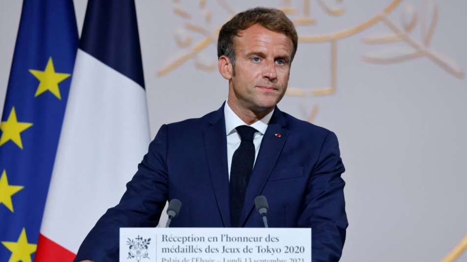 Macron will f&uuml;r Frankreich 2024 in Paris Top-5-Ergebnis