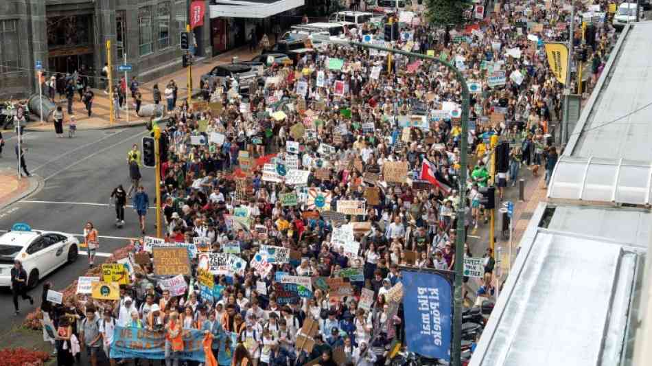 Weltweiter Protesttag für Klimaschutz beginnt mit Demonstration in Neuseeland